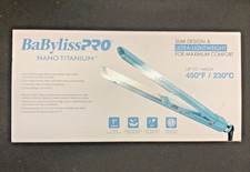 BaBylissPRO Nano Titanium 1" Professional Ultra-Thin Flat Iron BNT4072TUC