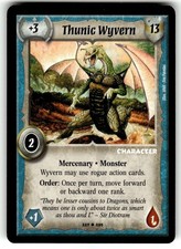 2001 Warlord: Saga of the Storm Base Set Card 227/295 UC Thunic Wyvern