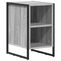 Nachttisch Sonoma Grau 39,5 X 30 X 50 Cm Holzwerkstoff
