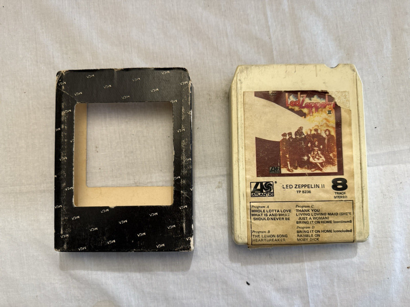 Led Zeppelin II    8 Track Tape w/ a Sleeve