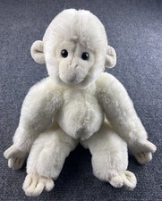 RARE VINTAGE GUND - WHITE MONK-KEES MONKEY - 17" - STRING NOSE - 1980