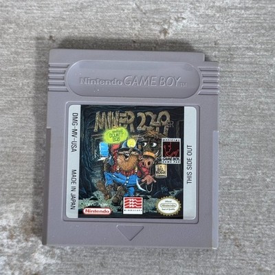 Miner 2049er Nintendo Game Boy Spiel - Cart Original 1992 Platformer Selten