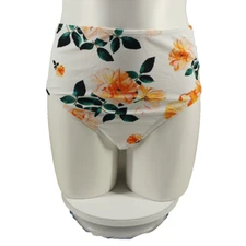 Beach Resort Women Swim Bottom LARGE(12-14) Floral Multicolored
