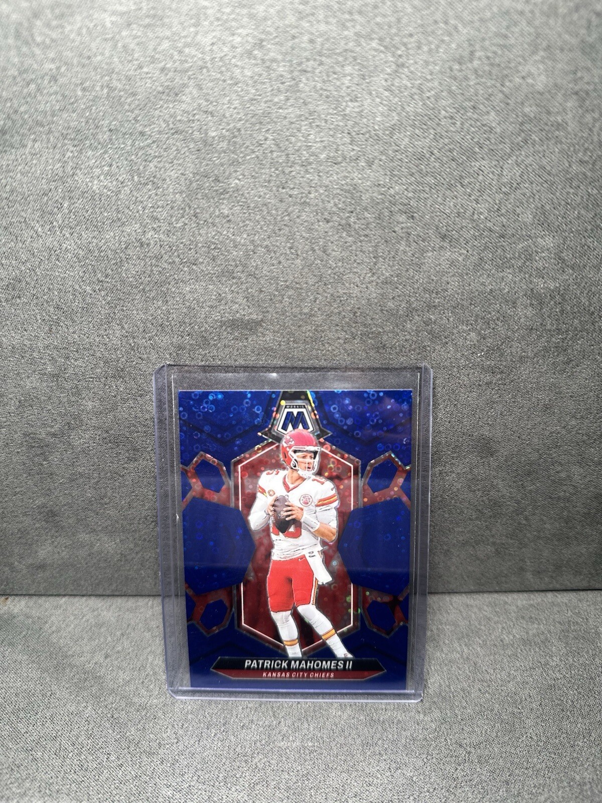 2024 Panini Mosaic Patrick Mahomes II #106 Blue Disco Kansas Chiefs 44/75