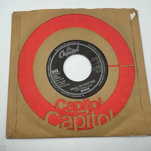 PAUL MCCARTNEY & WINGS “Mull Of Kintyre/Girl’s School” 45