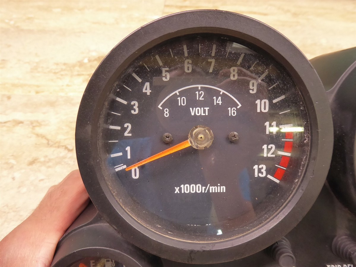 Piii. です 1985-87 Kawasaki Ninja ZX-6 ZX600 Gauge Cluster Speedo Tach