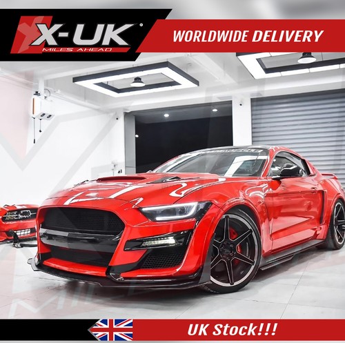 Ford Mustang 2015-2017 GT500 Style Front Bumper Conversion Kit New Great Fitment - Picture 7 of 16