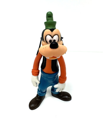 Vintage Goofy Walt Disney Production Hong Kong Old Toy 1980 s 5.5  Posable