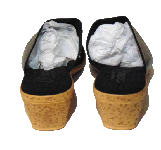 SANDALIAS MUJER ONEX NEGRAS, PLATEADAS CORREA EN T ZAPATOS DE SALÓN DESLIZABLES ESTRÁS/FALSO DIAMANTE~11 Foto 4 de 4