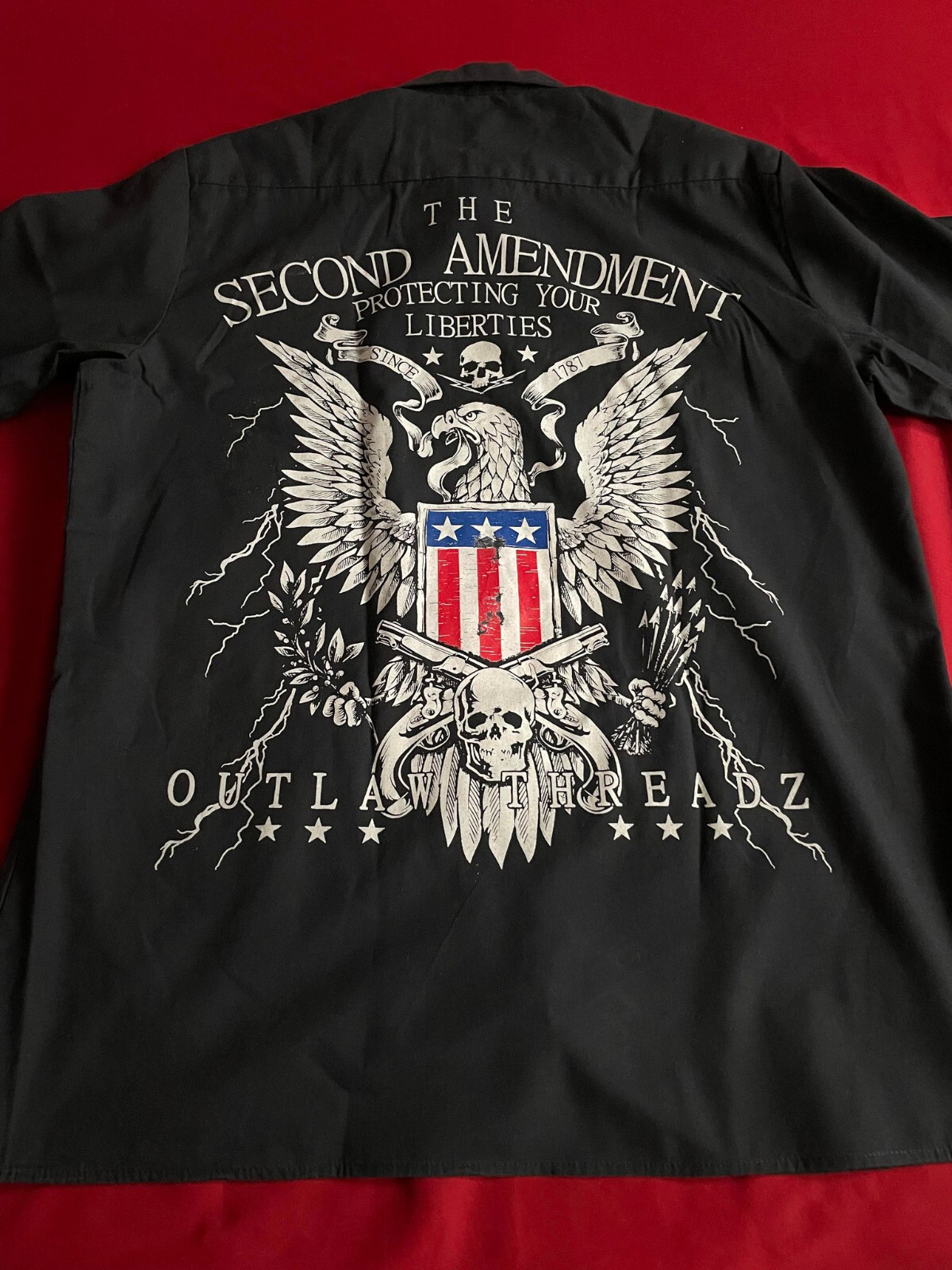 Second Amendment Button Up Work Shirt 2nd Gun Rig… - image 1