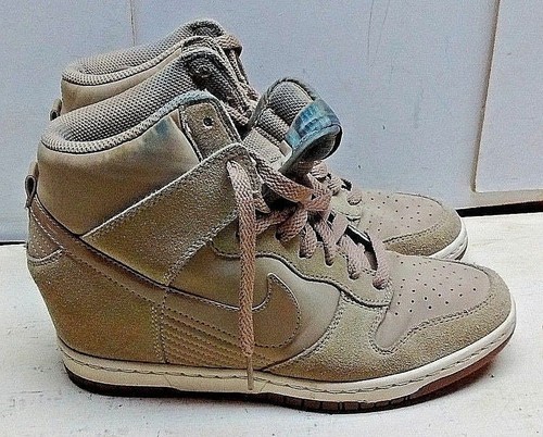 tan leather nikes