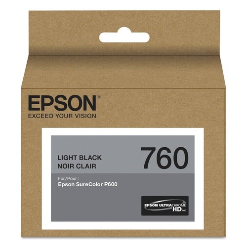 Epson T760920 UltraChrome HD T760720 Light Black New