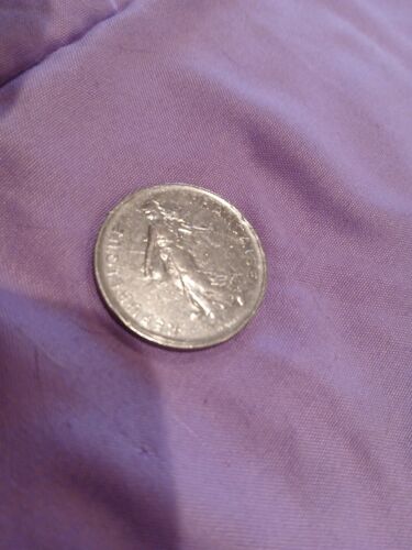Rare FRANCE 5 FRANCS 1972 HIGH GRADE SILVER COIN - Picture 4 of 5