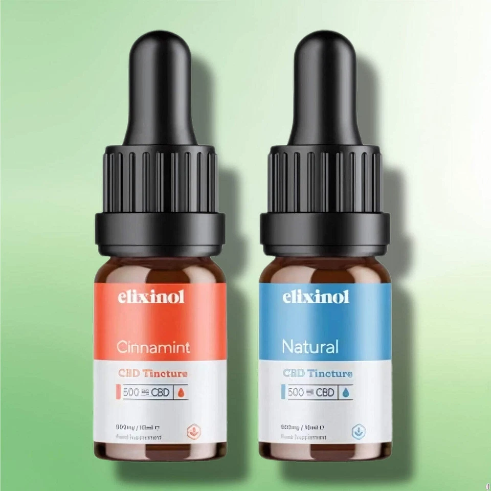 Full Spectrum CBD Terpene Tinctures by Elixinol | 500mg - 1000mg | 10ml
