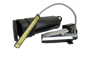 Tensor Reading Light with Clamp,Traveling Case-3 AA batt or 120v, CPDL126
