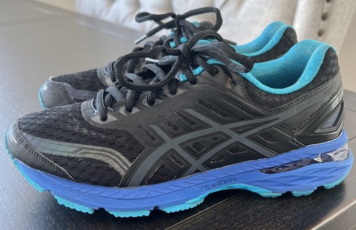 ASICS GT-2000 Five Lite Show Running Shoes Black Blue (T7E6N) Women\u0026#039;s  Size 7 | eBay