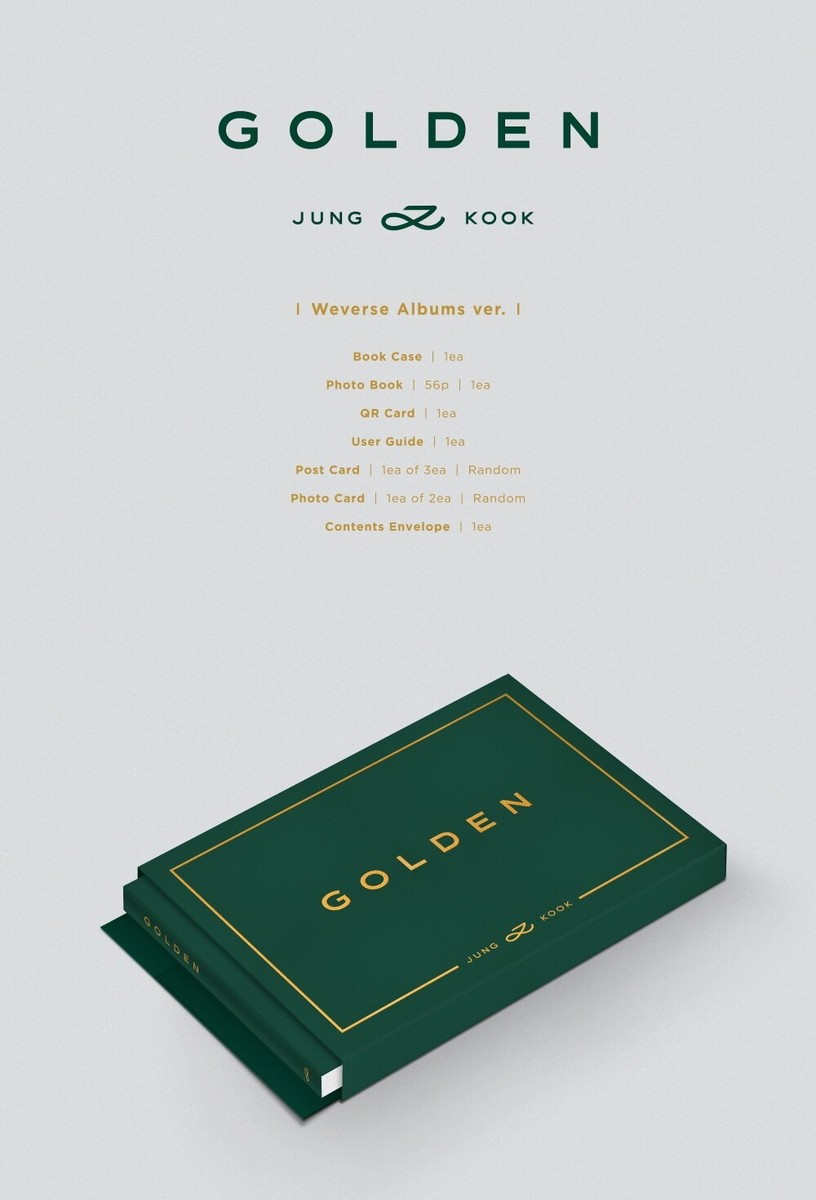JUNGKOOK BTS - GOLDEN [Weverse Albums ver.] | eBay