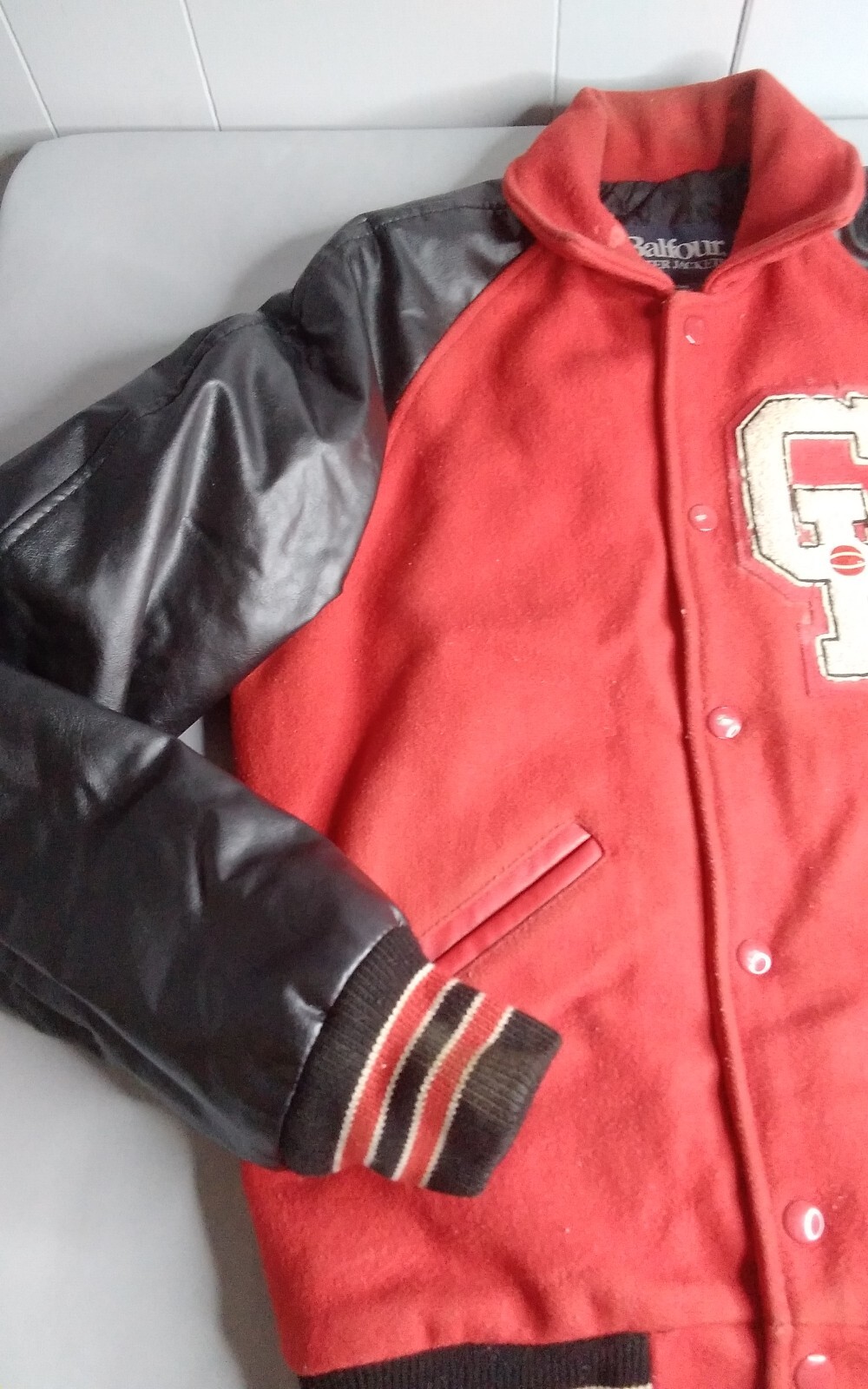 Balfour Letter Jackets Wool Letterman Varsity Jacket … Gem
