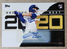 2020 Topps Decade's Next Gavin Lux Auto RC /25 Los Angeles Dodgers Autograph