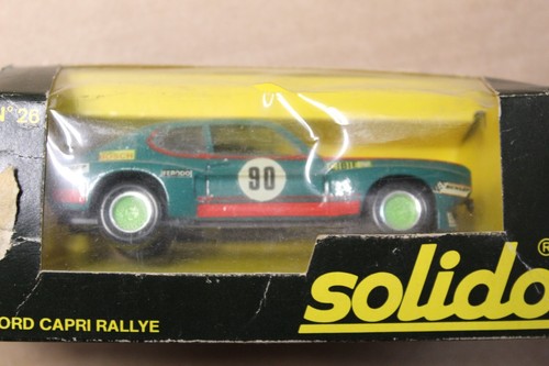 solido ford capri model car made in France no26 green 90 rallye - 第 7/13 張圖片