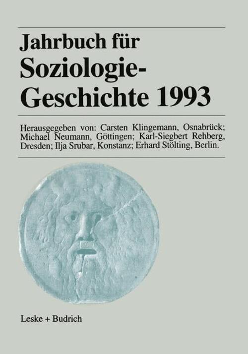 Thumbnail - Carsten Klingemann (u. A.) | Jahrbuch Für Soziologiegeschichte 1993 |