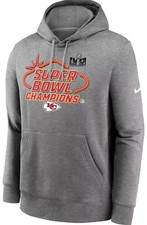 Nike Super Bowl LVIII Champions Kansas City Chiefs Locker Room Hoodie M Medium