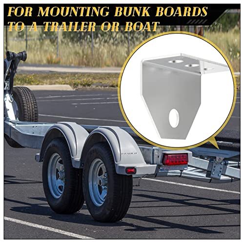 12) 11ga GALV TOP ANGLE, SWIVEL BUNK FOR BUNK BRACKETS ON BOAT - Foto 12