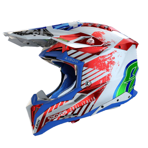 CASCO CROSS AIROH AVIATOR 3 SIX DAYS 2021 ITALY - CARBON TAGLIA S | eBay
