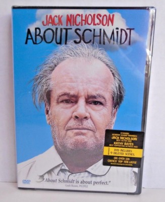 ABOUT SCHMIDT - DVD - JACK NICHOLSON - Rated R - BRAND NEW