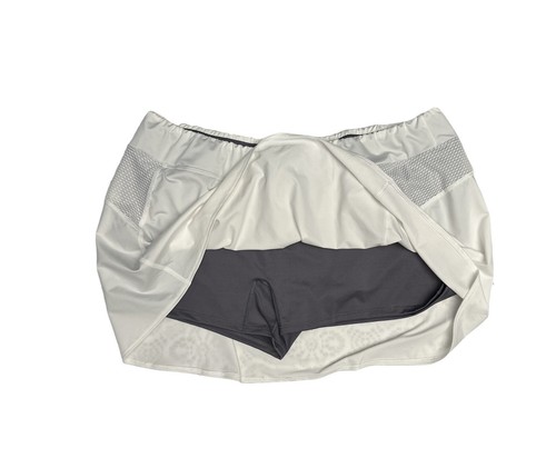 Augusta Sportswear Active White/Grey Tennis Skort Skirt Shorts Women's Size XL - Picture 3 of 4