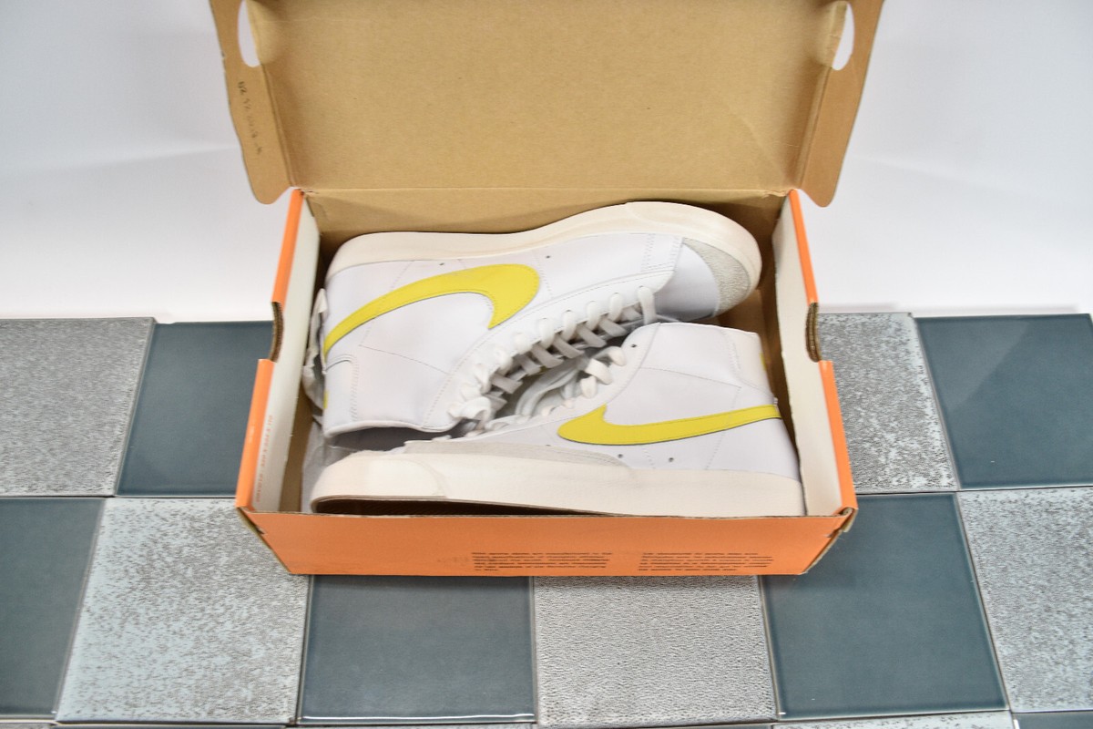 NIKE Blazer Mid \'77 Vintage Opti Yellow Men\'s Size 4 Women\'s 5.5 BQ6806-101 Nike Blazer Mid  main image 3