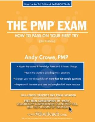 The PMP Exam: How to Pass On Your First Try (Test Prep series) - VERY GOOD