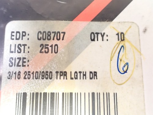 NEW Cleveland C08707 Straight Shank 3/16 Taper Length Drill Bit 6 Pack (BN410) - Picture 2 of 5