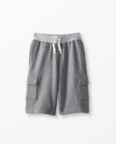 NWT Hanna Andersson HEATHER GREY FRENCH TERRY SKATE CARGO SHORTS 110 5 $34 - Picture 4 of 5