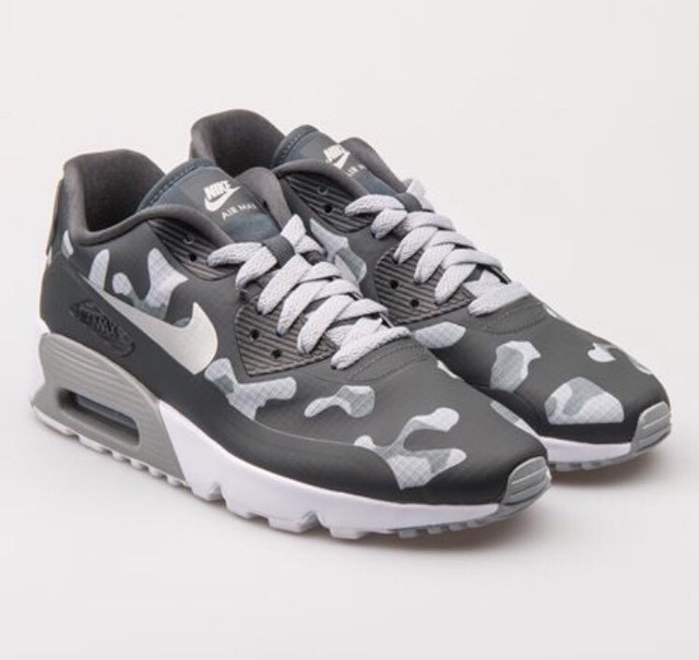 Nike Air Max 90 NS SE Youth CAMO Black Dark Grey Camo Cool Platinum Wolf GS 4.5Y | eBay