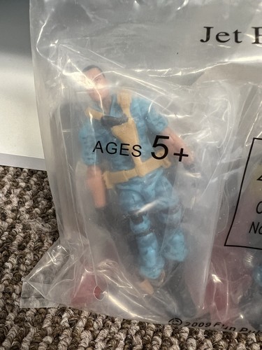 2009 Gijoe Con Exclusive Jet Pack Troopers 2-pack Sealed Bag Starduster Manleh - Picture 2 of 4