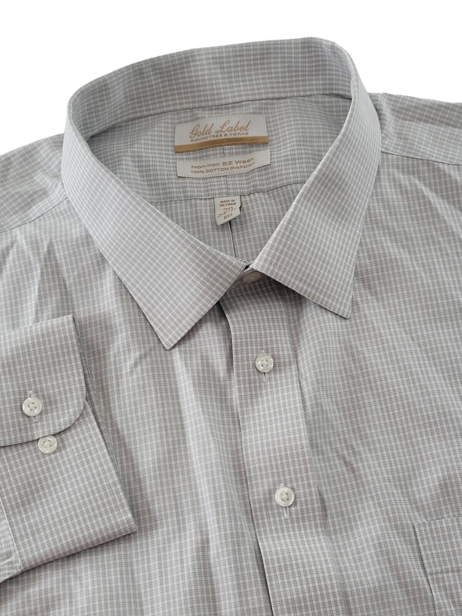 20 34 35 dress shirts 20 34/35  tagged "size-18-5-34-35"  Miltons