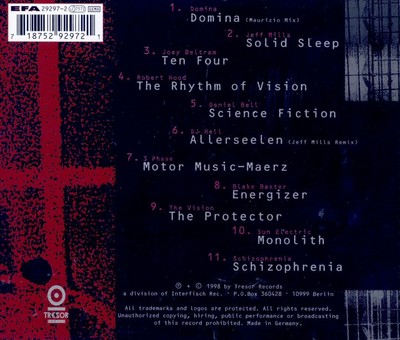 VARIOUS ARTISTS TRESOR, VOL. 3 NEW CD