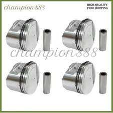 4pcs Engine Pistons Rings Set For 2000-2012 Hyundai Kia G4GC 2.0L 23410-23710