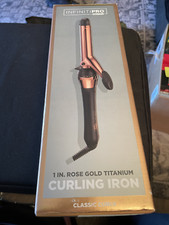 Conair Infiniti Pro Rose Gold Titanium Curling Iron 1" Model CD250N OB