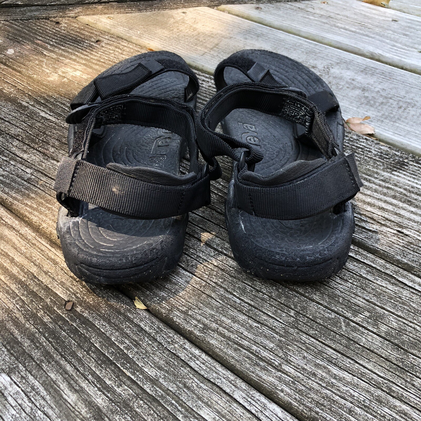 TEVA 6601 Men's Black Textile Terradactyl Sport Hiking Water Sandals