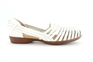 white huarache sandals