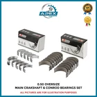 BMW N63B44 M5 M6 X5 X6 KING MAIN CRANKSHAFT & CONROD BEARINGS SET 0.50