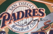 Wincraft San Diego Padres 30” Full Size Pennant Auto Signed Tony Gwynn Autograph