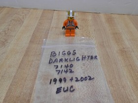 Lego Star Wars Biggs Darklighter Minifigure (7140 7142)  Authentic Lego EUC