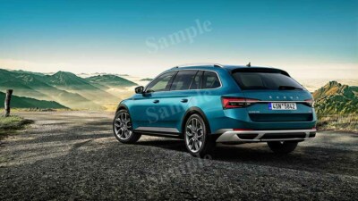 Skoda Superb Scout 2019 High Res Wall Decor Print Photo Poster