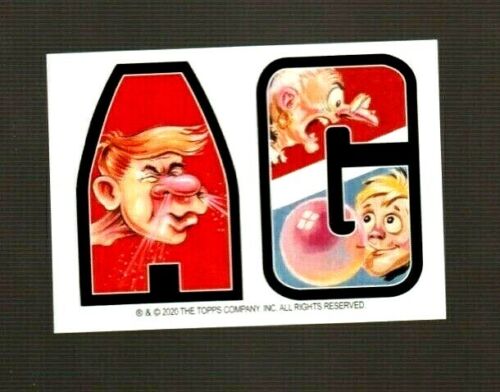 2020 TOPPS WACKY PACKAGES AUGUST WEEK 3 INITIALS "AG" Sticker Card - Picture 1 of 2