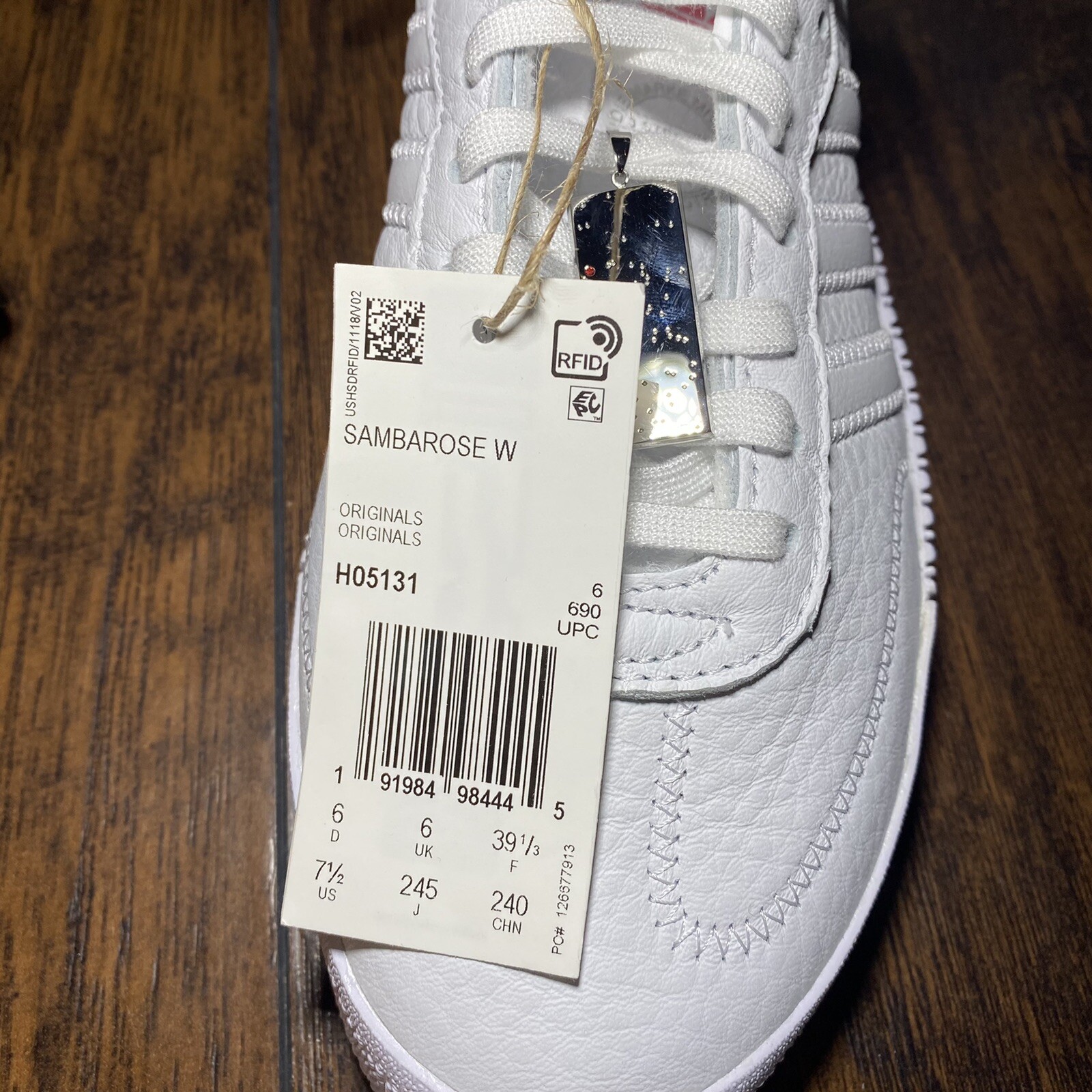 Size 7.5 - adidas Sambarose x Swarovski Cloud White 2021 for sale online |  eBay