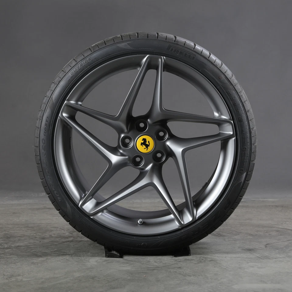 20 Zoll Sommerräder original Ferrari F8 Tributo 861242 Sommerreifen - Bild 2 von 4