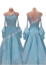 Handmade Dance Dress/Standard Ballroom Competition smooth Waltz Tango Costume